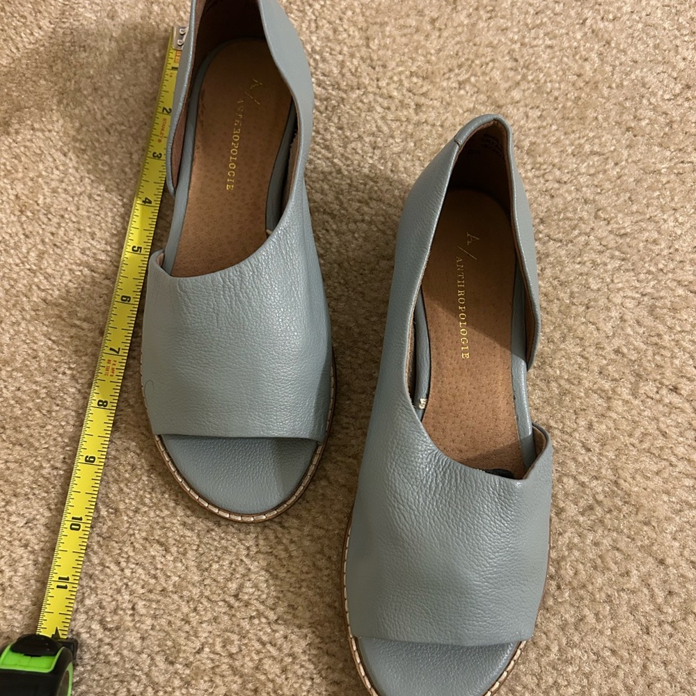 Anthropology blue sandals